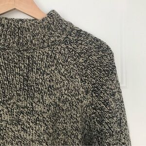 British 100% Wool Vintage Peter Storm Fisherman Knit Sweater, Unisex Size M